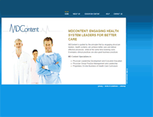 Tablet Screenshot of mdcontent.com